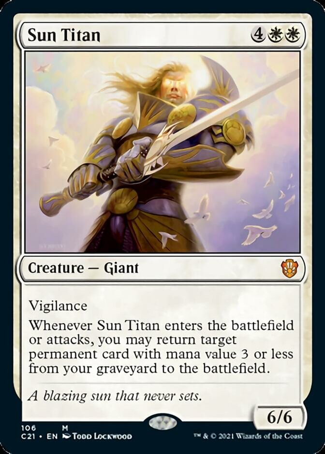 Sun Titan [Commander 2021] | Yard's Games Ltd