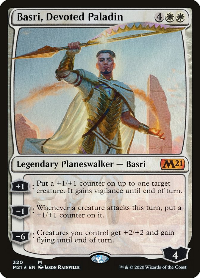 Basri, Devoted Paladin [Core Set 2021] | Yard's Games Ltd