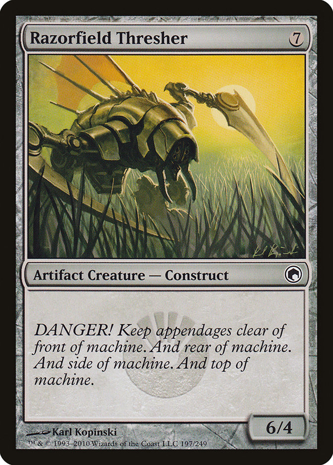 Razorfield Thresher [Scars of Mirrodin] | Yard's Games Ltd