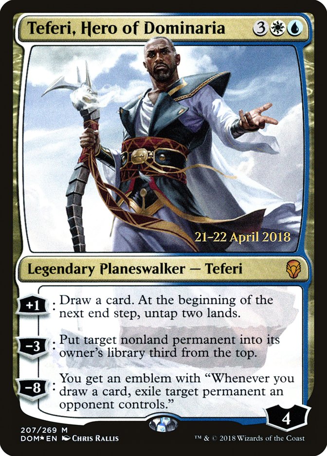 Teferi, Hero of Dominaria [Dominaria Prerelease Promos] | Yard's Games Ltd