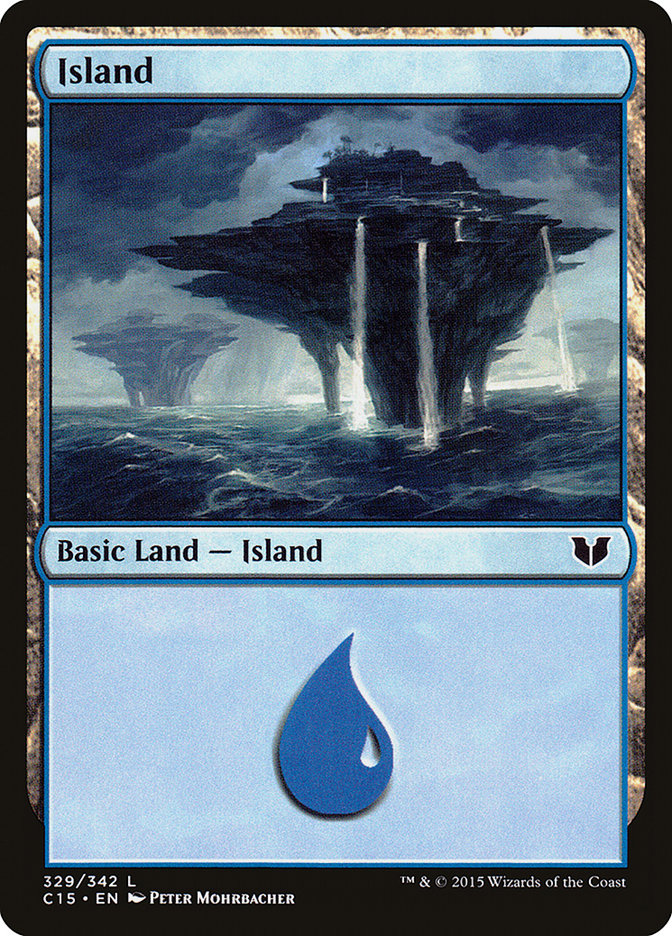 Island (329) [Commander 2015] | Yard's Games Ltd