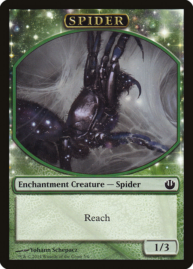 Spider Token [Journey into Nyx Tokens] | Yard's Games Ltd