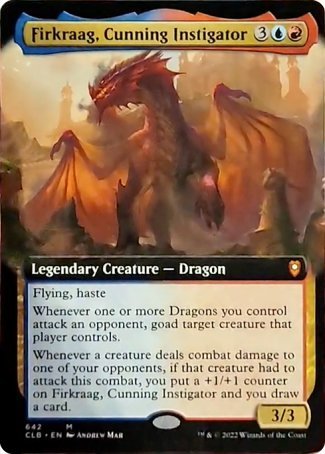 Firkraag, Cunning Instigator (Extended Art) [Commander Legends: Battle for Baldur's Gate] | Yard's Games Ltd