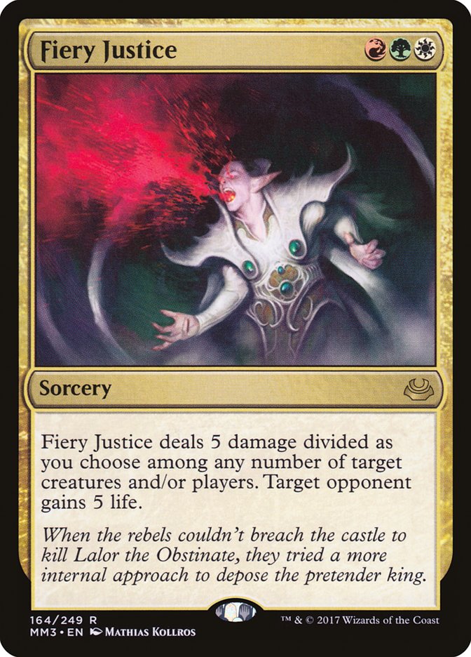 Fiery Justice [Modern Masters 2017] | Yard's Games Ltd