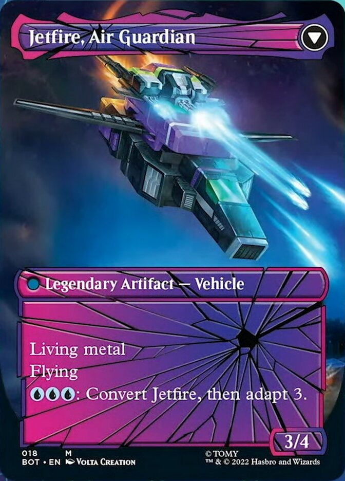 Jetfire, Ingenious Scientist // Jetfire, Air Guardian (Shattered Glass) [Transformers] | Yard's Games Ltd