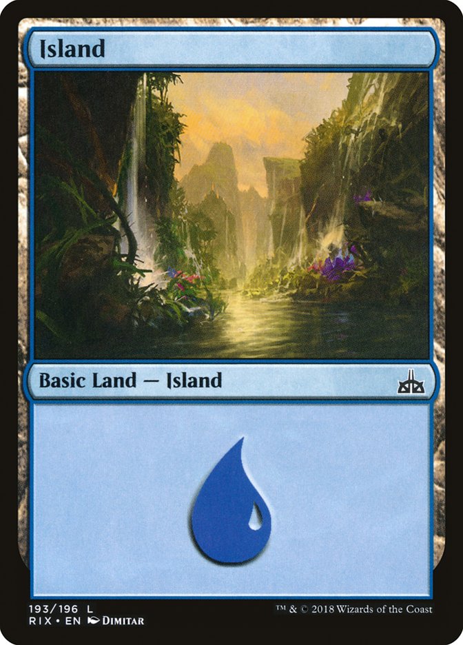 Island (193) [Rivals of Ixalan] | Yard's Games Ltd