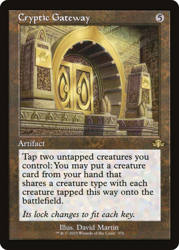 Cryptic Gateway (Retro) [Dominaria Remastered] | Yard's Games Ltd