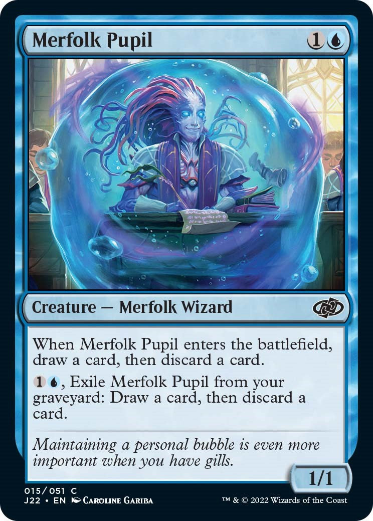 Merfolk Pupil [Jumpstart 2022] | Yard's Games Ltd