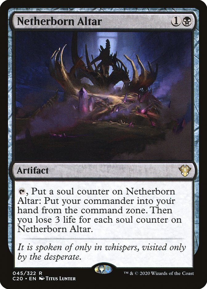 Netherborn Altar [Commander 2020] | Yard's Games Ltd