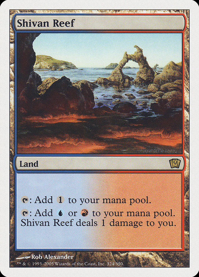 Shivan Reef [Ninth Edition] | Yard's Games Ltd