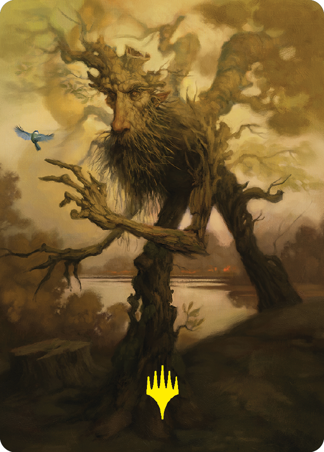 Treefolk Token Art Card (Gold-Stamped Signature) [The Lord of the Rings: Tales of Middle-earth Art Series] | Yard's Games Ltd