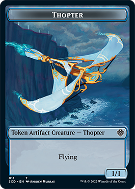 Bird // Thopter Double-Sided Token [Starter Commander Decks] | Yard's Games Ltd