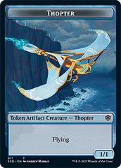 Bird // Thopter Double-Sided Token [Starter Commander Decks] | Yard's Games Ltd