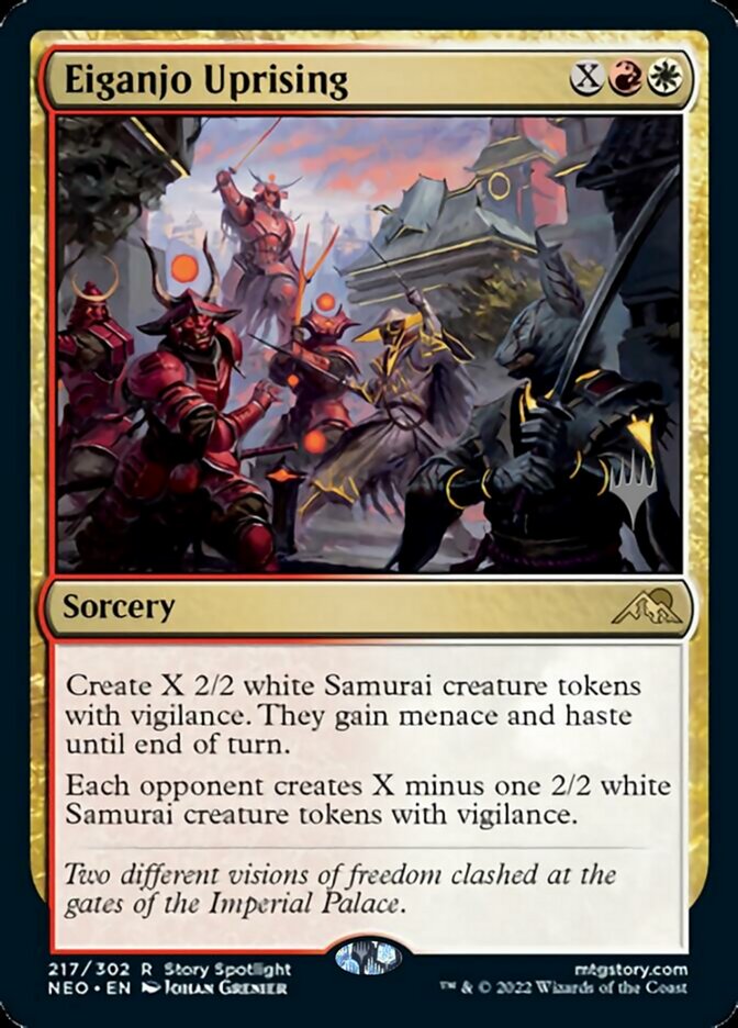 Eiganjo Uprising (Promo Pack) [Kamigawa: Neon Dynasty Promos] | Yard's Games Ltd