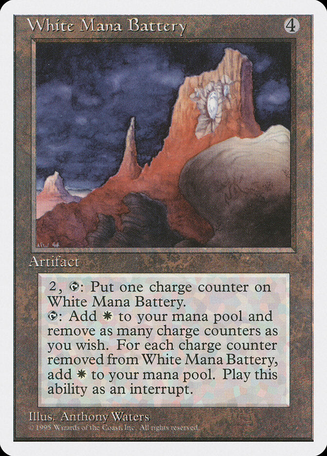 White Mana Battery [Fourth Edition] | Yard's Games Ltd