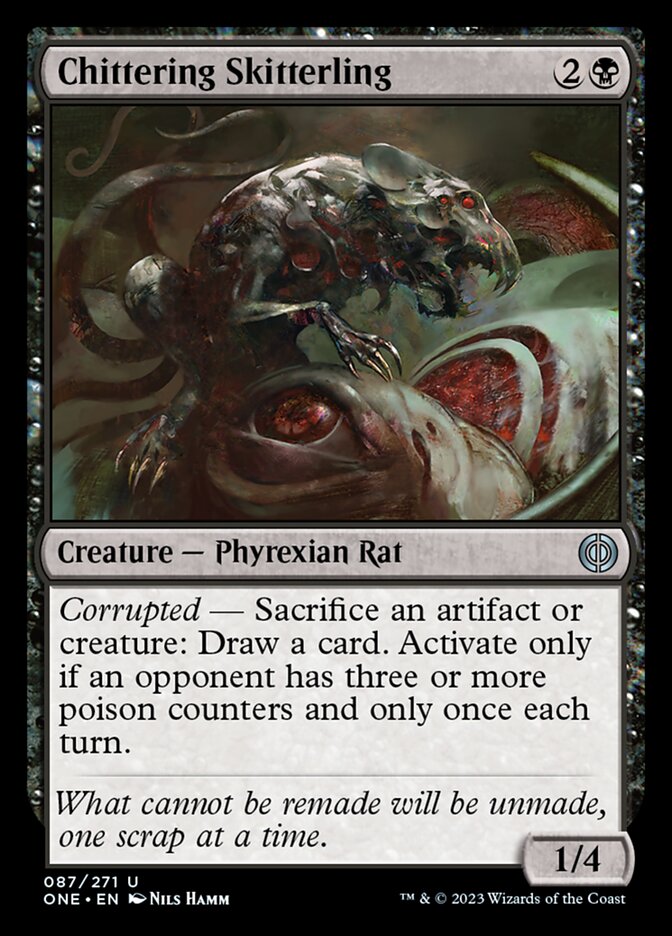 Chittering Skitterling [Phyrexia: All Will Be One] | Yard's Games Ltd