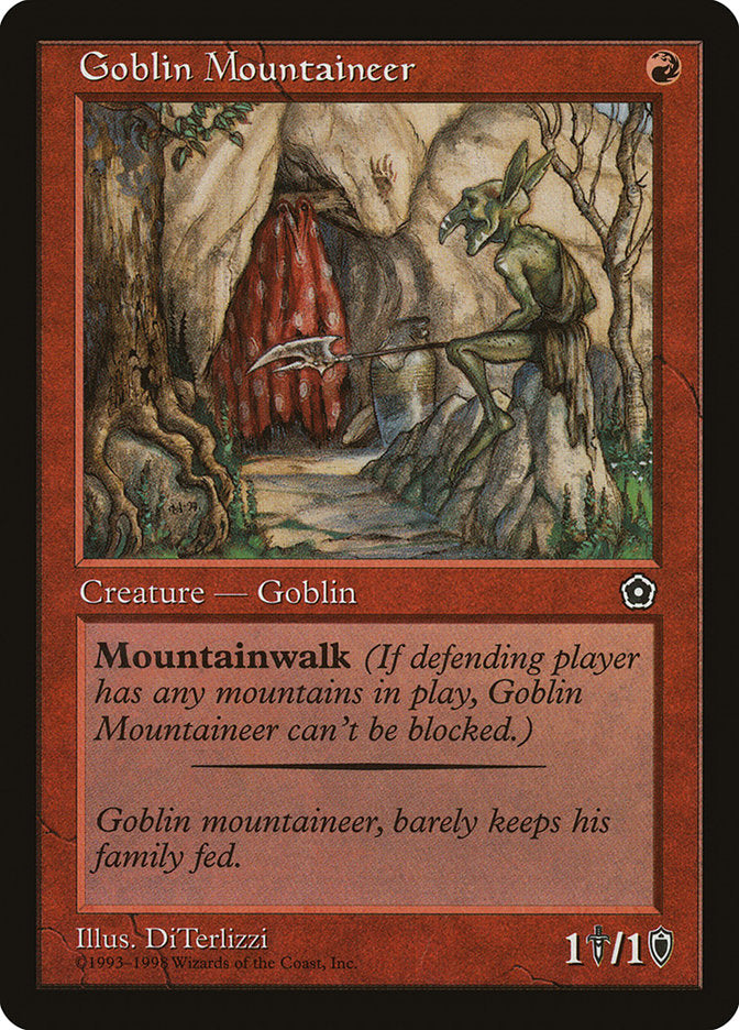 Goblin Mountaineer [Portal Second Age] | Yard's Games Ltd