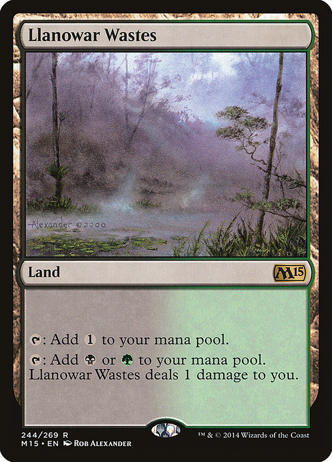 Llanowar Wastes [Magic 2015] | Yard's Games Ltd