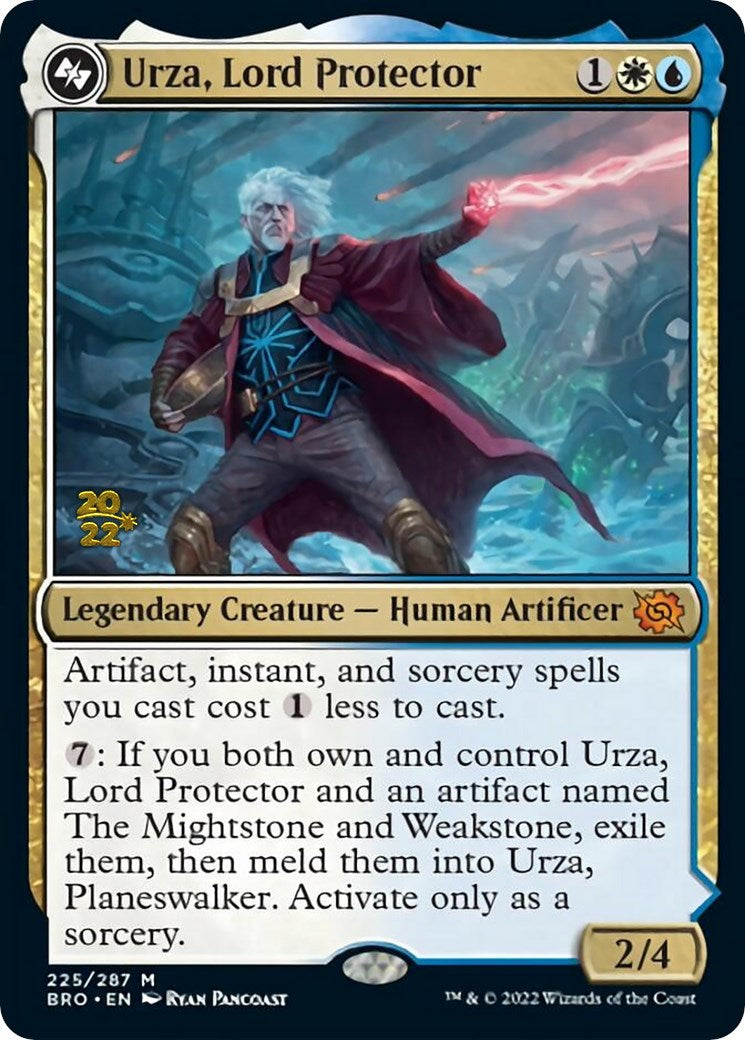 Urza, Lord Protector [The Brothers' War Prerelease Promos] | Yard's Games Ltd