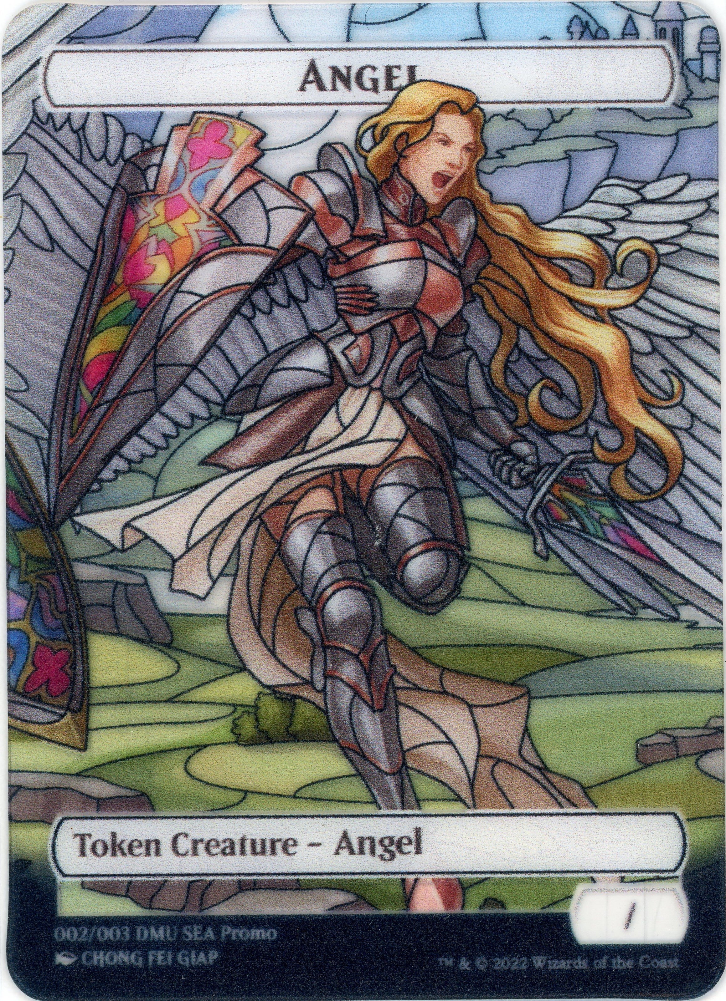 Angel Token (SEA Exclusive) [Dominaria United Tokens] | Yard's Games Ltd