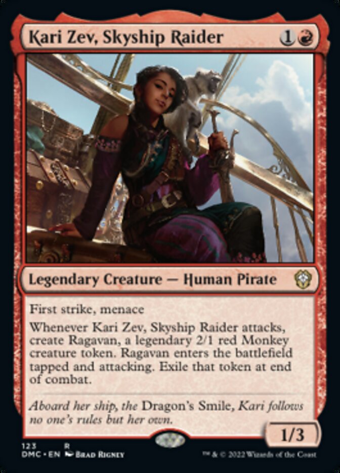 Kari Zev, Skyship Raider [Dominaria United Commander] | Yard's Games Ltd