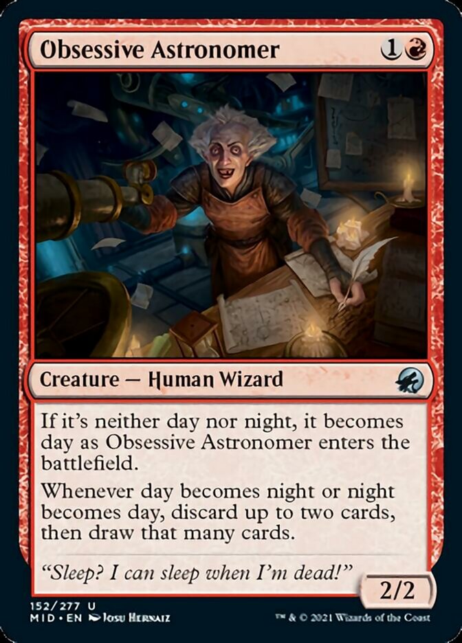 Obsessive Astronomer [Innistrad: Midnight Hunt] | Yard's Games Ltd