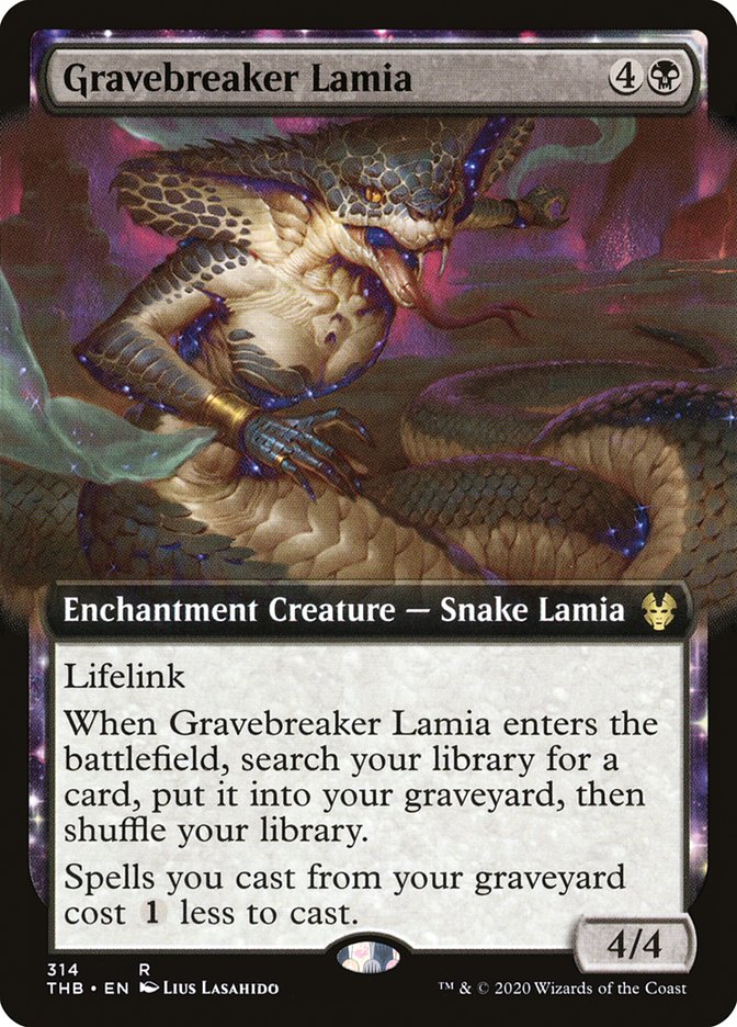 Gravebreaker Lamia (Extended Art) [Theros Beyond Death] | Yard's Games Ltd