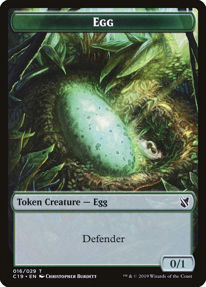 Eldrazi // Egg Double-Sided Token [Commander 2019 Tokens] | Yard's Games Ltd