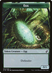 Rhino // Egg Double-Sided Token [Commander 2019 Tokens] | Yard's Games Ltd