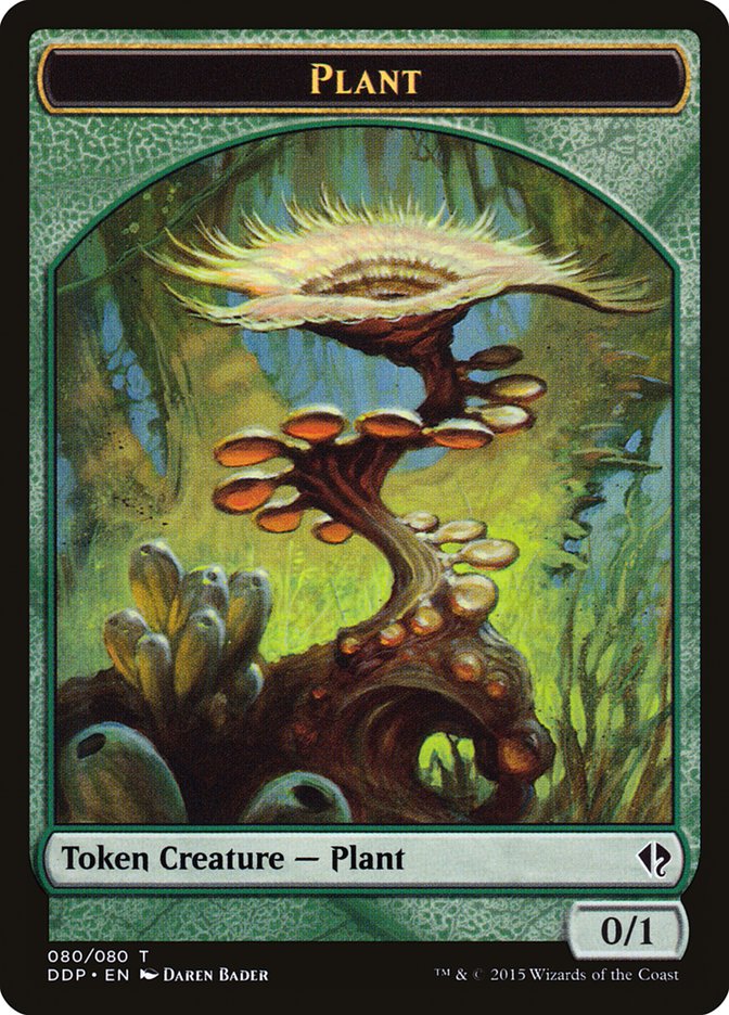 Plant Token [Duel Decks: Zendikar vs. Eldrazi] | Yard's Games Ltd