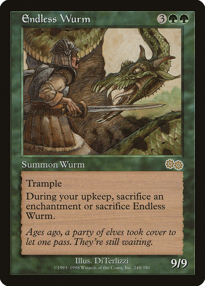 Endless Wurm [Urza's Saga] | Yard's Games Ltd