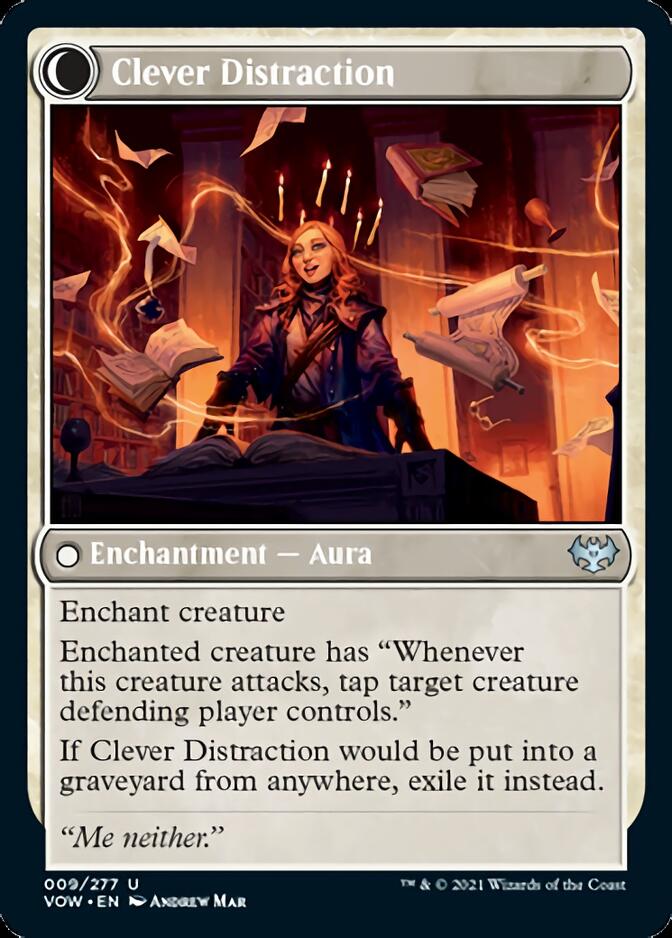 Distracting Geist // Clever Distraction [Innistrad: Crimson Vow] | Yard's Games Ltd