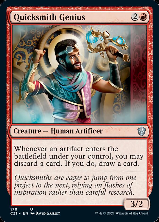 Quicksmith Genius [Commander 2021] | Yard's Games Ltd