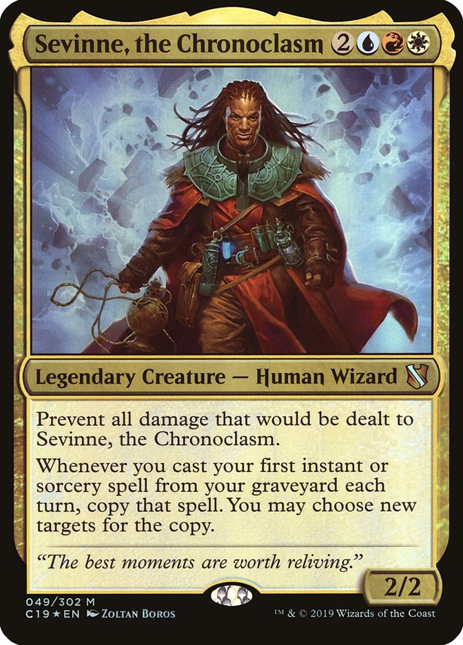 Sevinne, the Chronoclasm (Oversized) [Commander 2019 Oversized] | Yard's Games Ltd