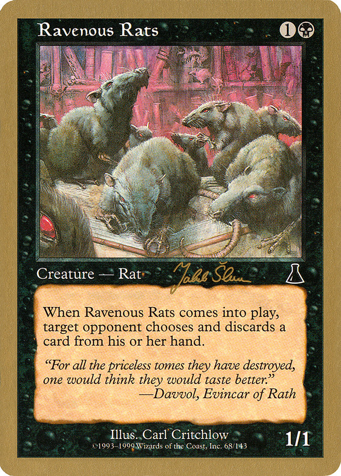 Ravenous Rats (Jakub Slemr) [World Championship Decks 1999] | Yard's Games Ltd