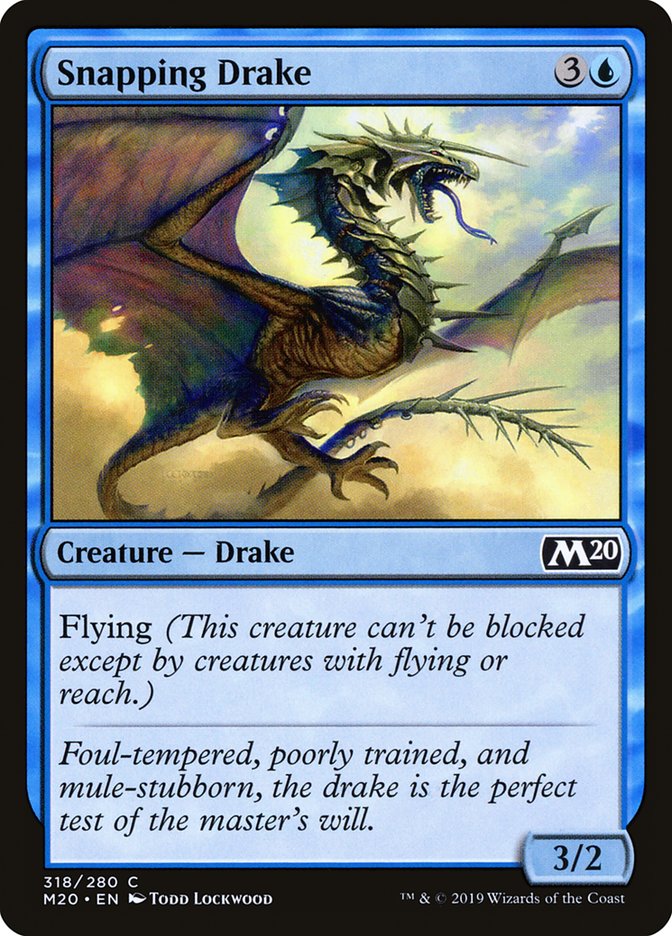 Snapping Drake [Core Set 2020] | Yard's Games Ltd