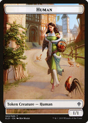 Human // Human Double-Sided Token [Pioneer Challenger Decks 2022] | Yard's Games Ltd