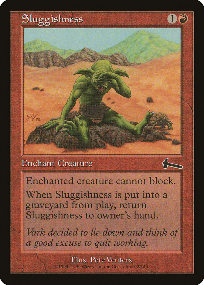 Sluggishness [Urza's Legacy] | Yard's Games Ltd