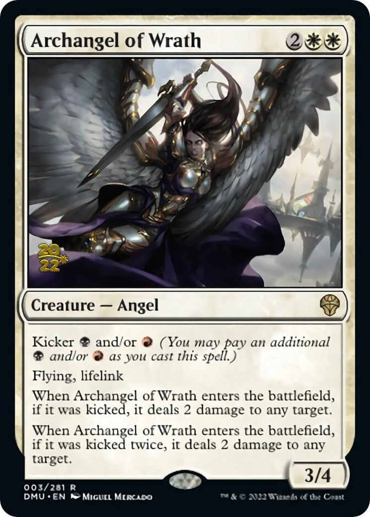 Archangel of Wrath [Dominaria United Prerelease Promos] | Yard's Games Ltd