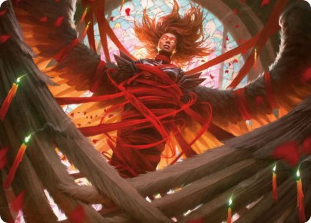 Sigarda's Imprisonment Art Card [Innistrad: Crimson Vow Art Series] | Yard's Games Ltd