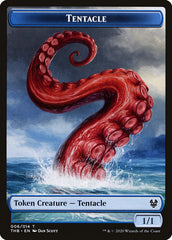 Human Soldier // Tentacle Double-Sided Token [Theros Beyond Death Tokens] | Yard's Games Ltd