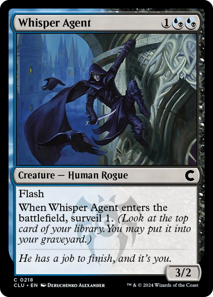 Whisper Agent [Ravnica: Clue Edition] | Yard's Games Ltd