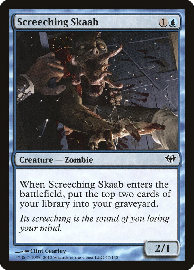 Screeching Skaab [Dark Ascension] | Yard's Games Ltd