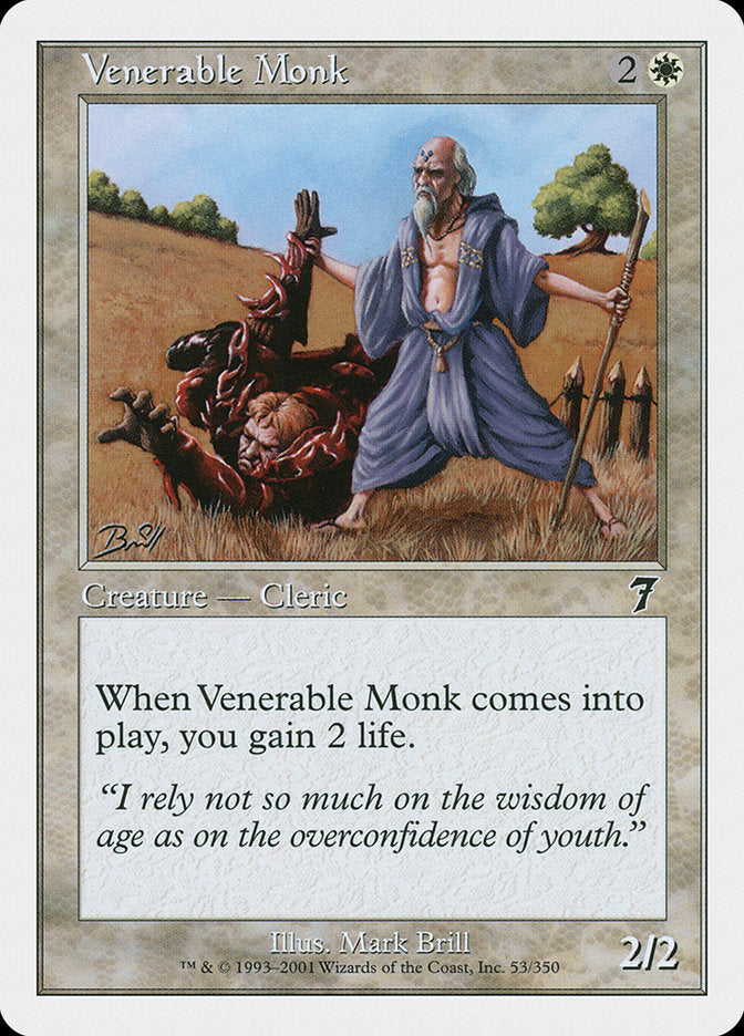 Venerable Monk [Seventh Edition] | Yard's Games Ltd