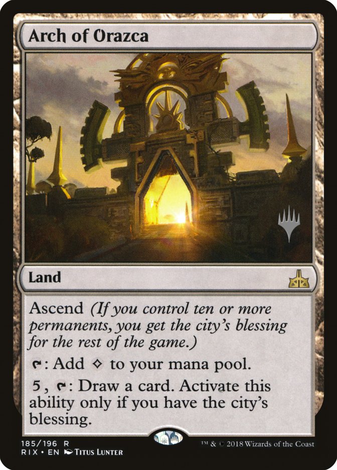 Arch of Orazca (Promo Pack) [Rivals of Ixalan Promos] | Yard's Games Ltd