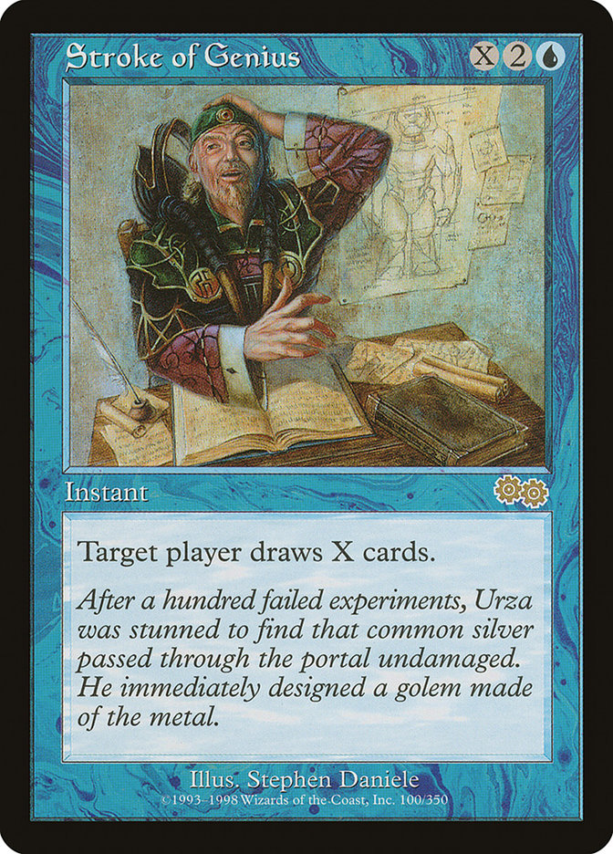 Stroke of Genius [Urza's Saga] | Yard's Games Ltd