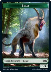 Beast // Treasure Double-Sided Token [Double Masters Tokens] | Yard's Games Ltd