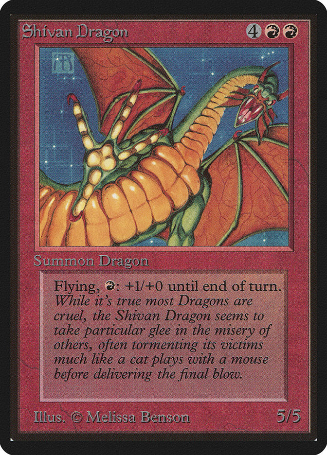 Shivan Dragon [Beta Edition] | Yard's Games Ltd