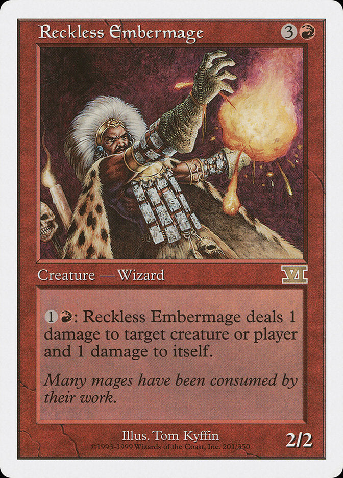 Reckless Embermage [Classic Sixth Edition] | Yard's Games Ltd