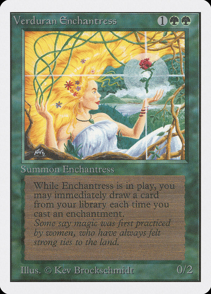 Verduran Enchantress [Unlimited Edition] | Yard's Games Ltd